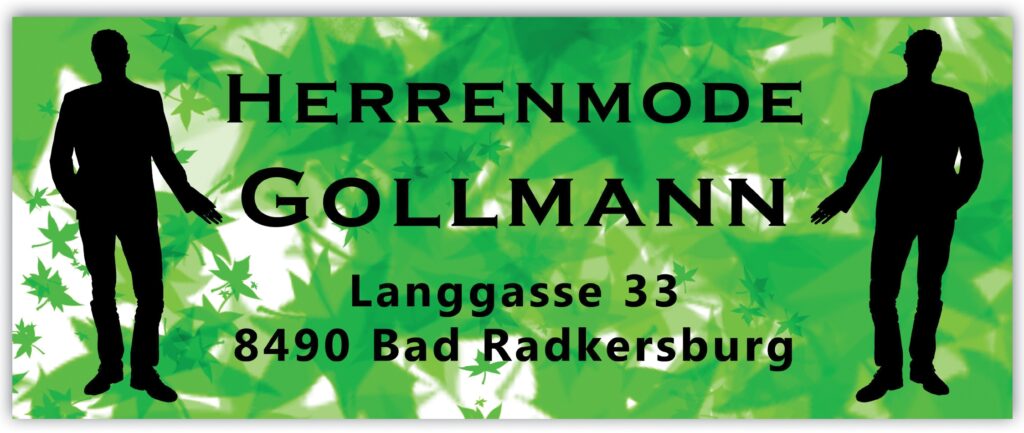 Herrenmode Gollmann Logo Bad Radkersburg Verein Region Bad Radkersburg